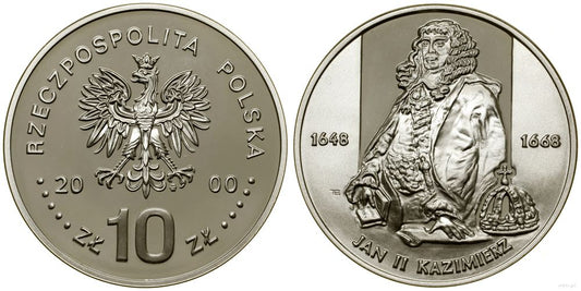 Polska, 10 złotych, 2000