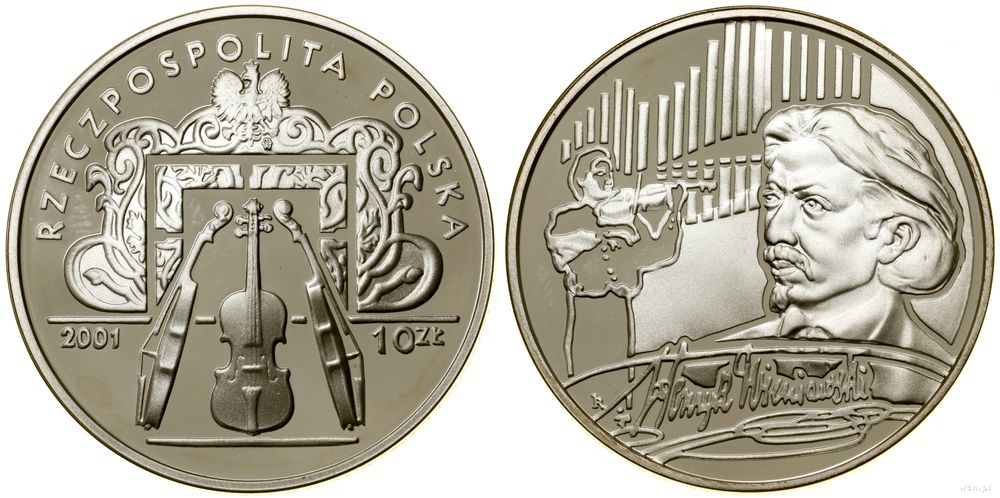 Polska, 10 złotych, 2001