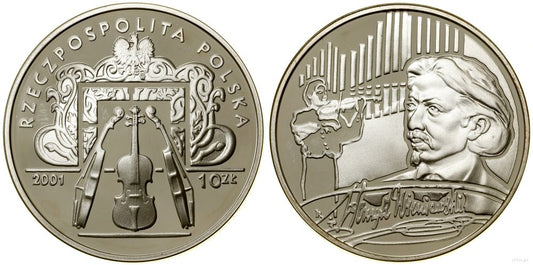 Polska, 10 złotych, 2001