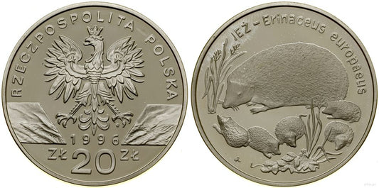 Polska, 20 złotych, 1996