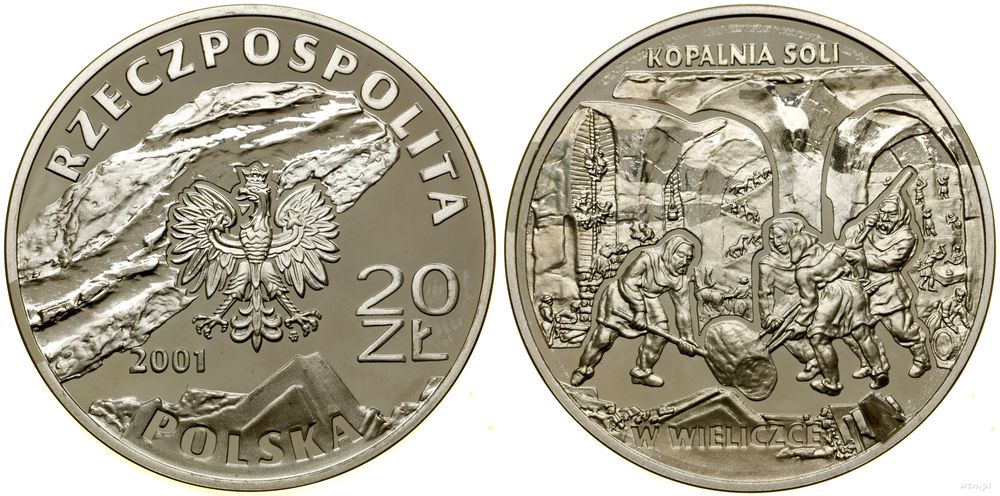 Polska, 20 złotych, 2001