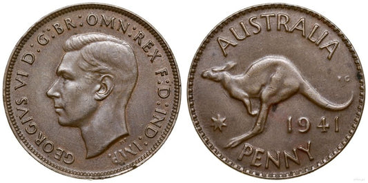 Australia, 1 pens, 1941