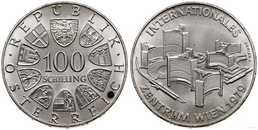 Austria, 100 szylingów, 1979