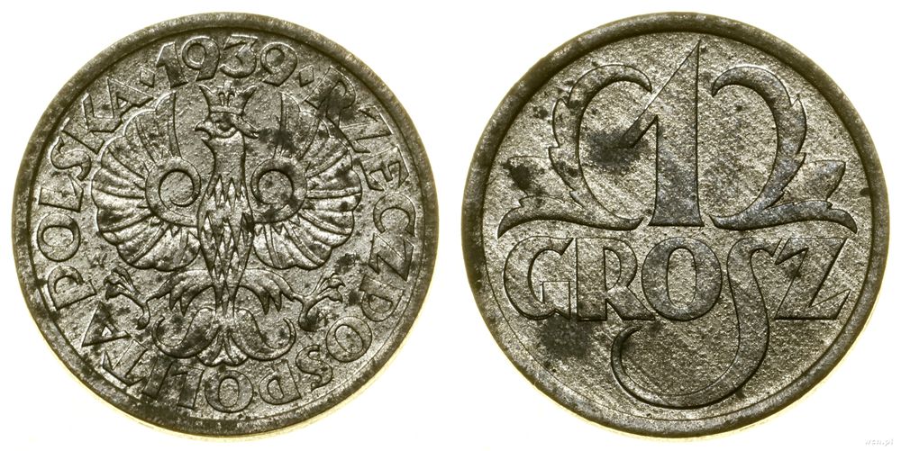 Polska, 1 grosz, 1939