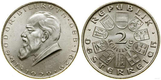 Austria, 2 szylingi, 1929