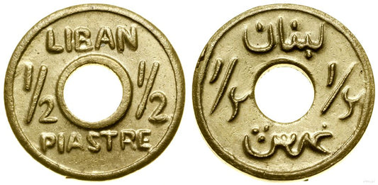 Liban, 1/2 piastra, 1941