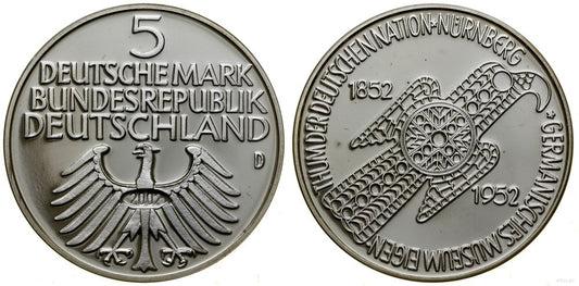 Niemcy, 5 marek - kopia z roku 2002, 2002 (1955 D)