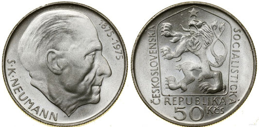 Czechosłowacja, 50 koron, 1975