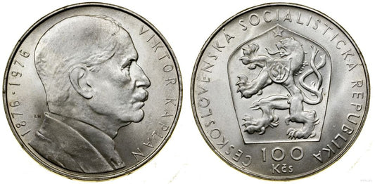 Czechosłowacja, 100 koron, 1976