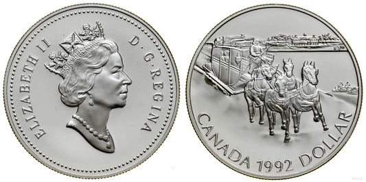 Kanada, 1 dolar, 1992