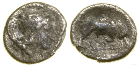 Grecja i posthellenistyczne, trihemiobol, (ok. 351–281 pne)