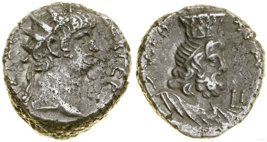 Rzym prowincjonalny, tetradrachma bilonowa, rok 10 (AD 63–64)